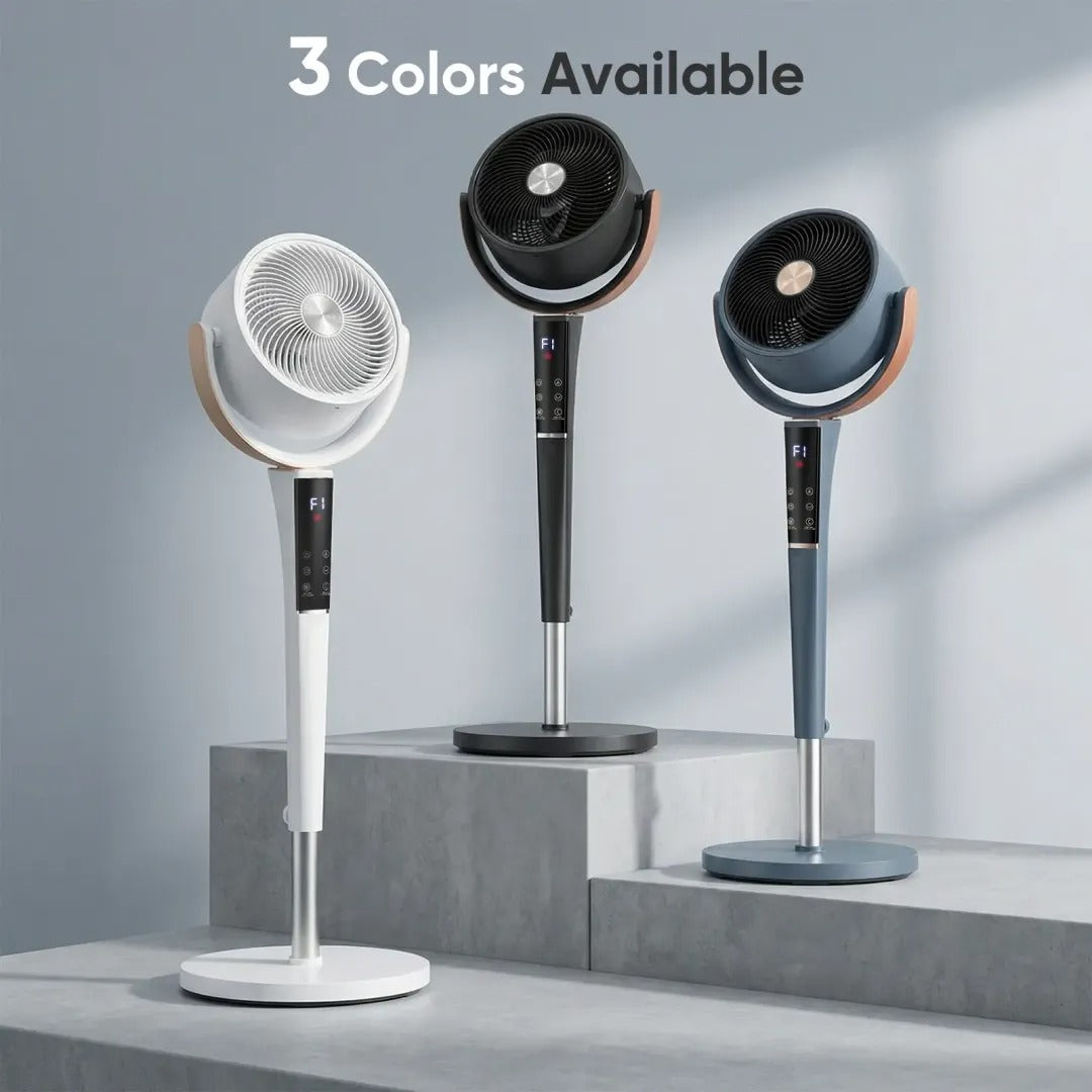 Elara Air – Quiet Bedroom Fan with Soft Night Light