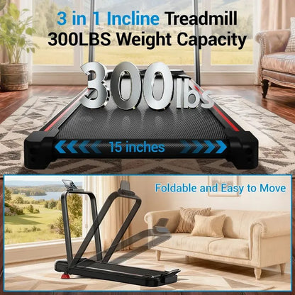 FitStep™ 2-in-1 Walking & Running Machine