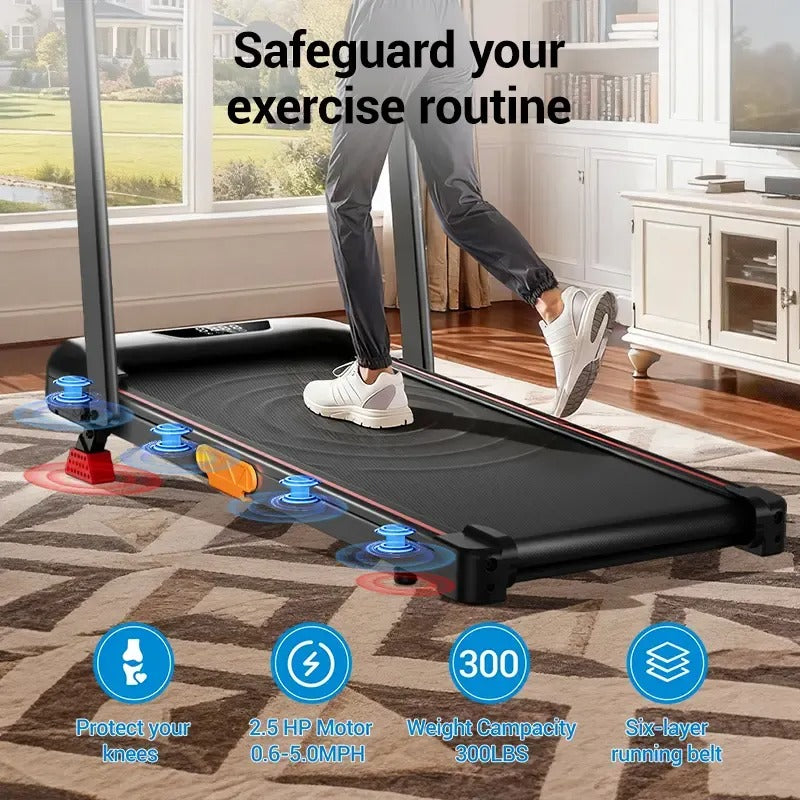 FitStep™ 2-in-1 Walking & Running Machine