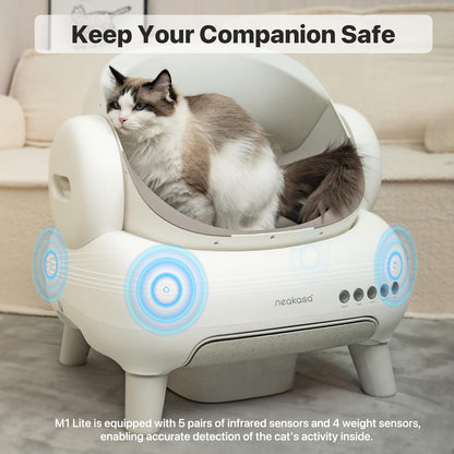 PurrClean™ – Self-Cleaning Smart Litter Box with App Control