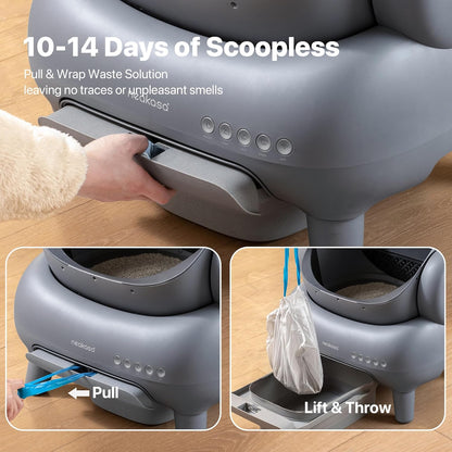 PurrClean™ – Self-Cleaning Smart Litter Box with App Control