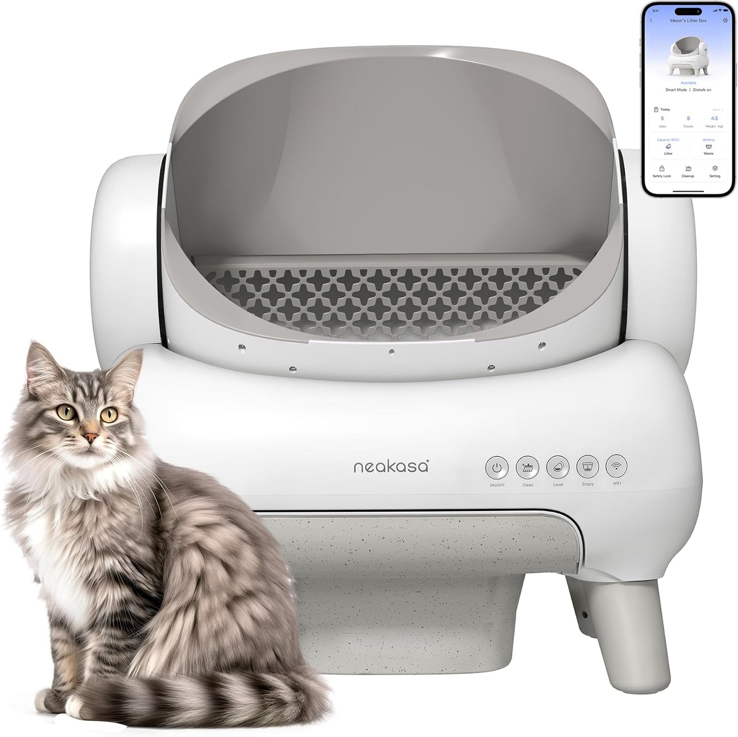 PurrClean™ – Self-Cleaning Smart Litter Box with App Control