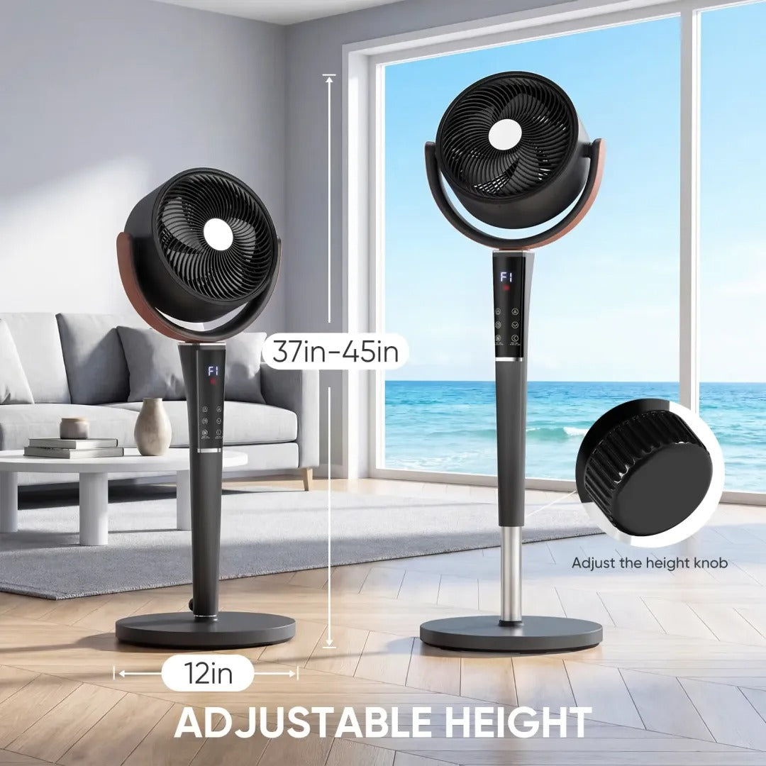 Elara Air – Quiet Bedroom Fan with Soft Night Light