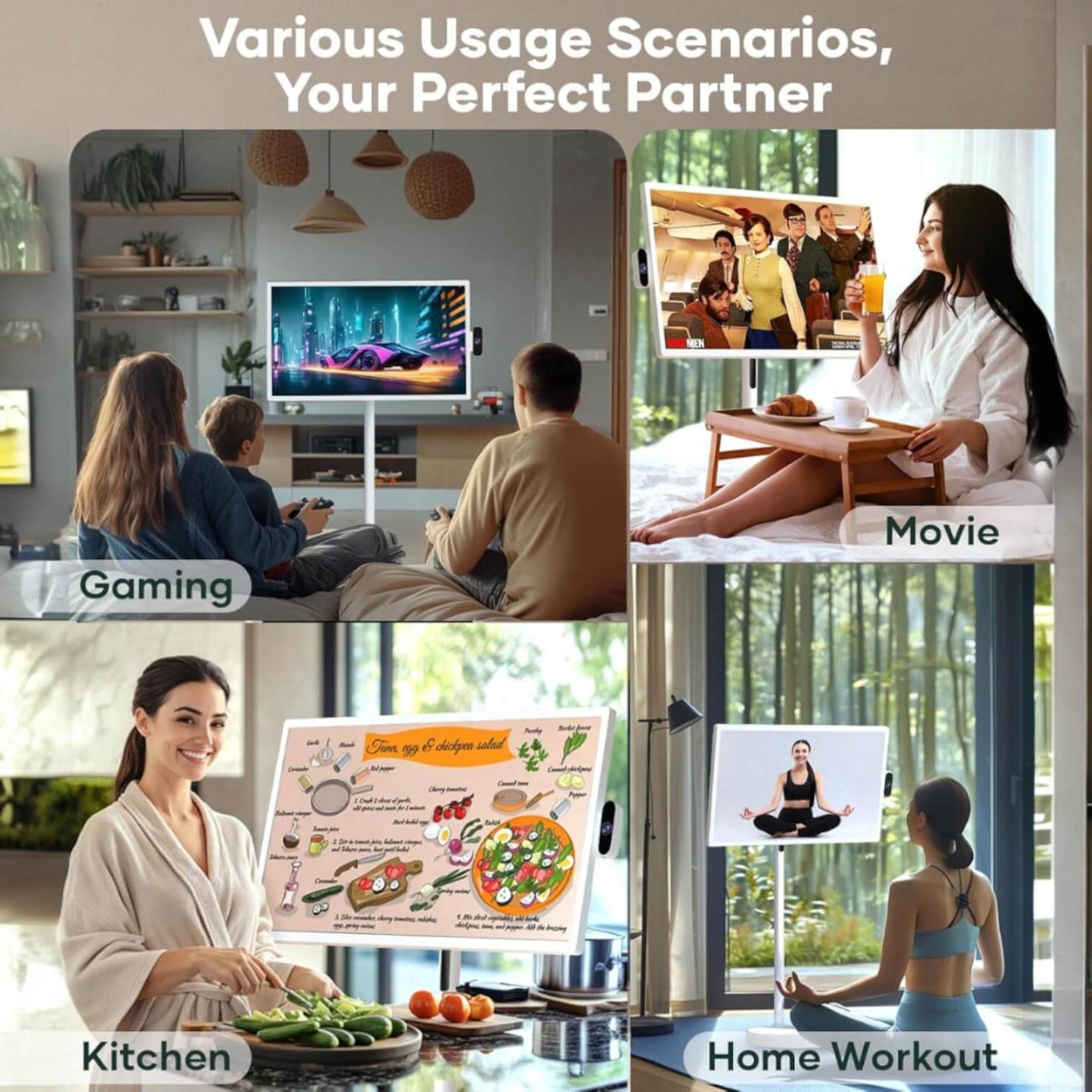 MegTV Portable Touchscreen 4K TV